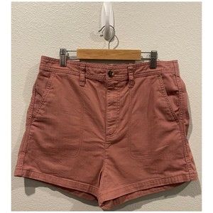 MADEWELL High Waist Dusty Rose Pink Camp Pockets Shorts